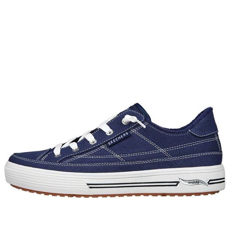 (WMNS) Skechers Arch Fit Arcade 'Navy White' 177195-NVY