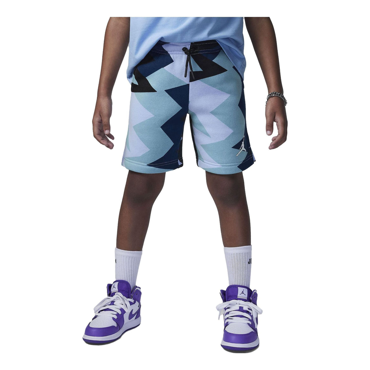 (PS) Air Jordan MJ Flight MVP Printed Shorts 'Blue' 85C504-U8G