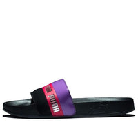 (WMNS) PUMA Damen Sandale Leadcat Remix Slide Black/Purple 370694-01