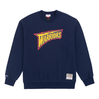 Mitchell & Ness x NBA Golden State Warriors Sweatshirt 'Navy Yellow' MNJYFWHD23092003-NAVY