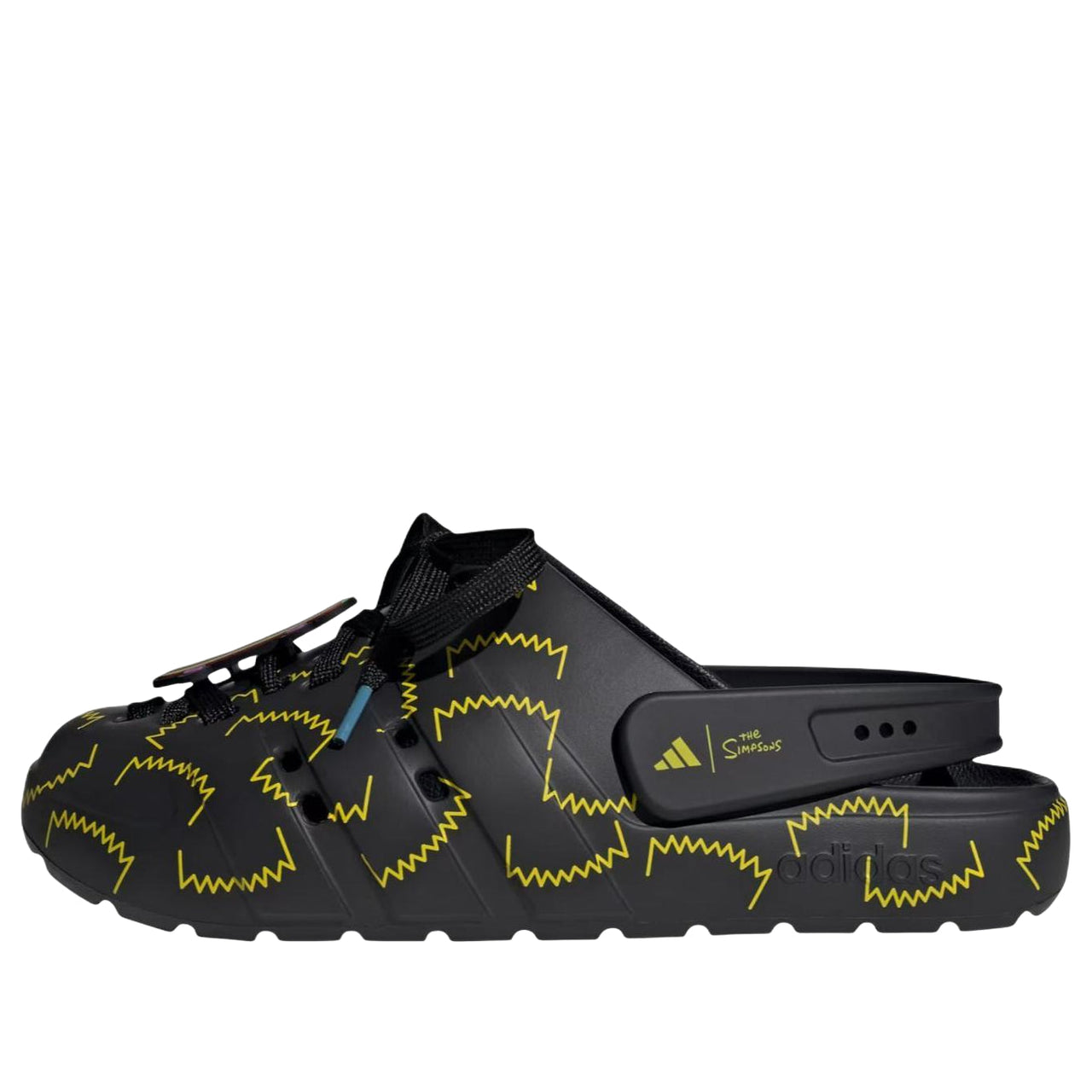 adidas x The Simpsons Adilette Clog 'Core Black Yellow' JS4910
