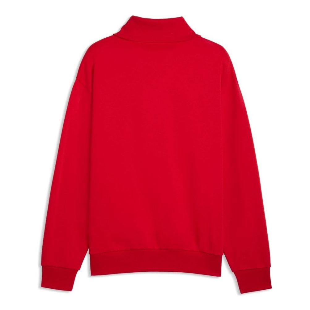 PUMA x Scuderia Ferrari Half-Zip Fleece Crew Sweatshirt 'Rosso Corsa' 637002-02