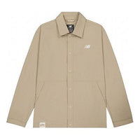 New Balance Athletic Sports Club Coach Jacket 'Dark Beige' NAE22101-DB