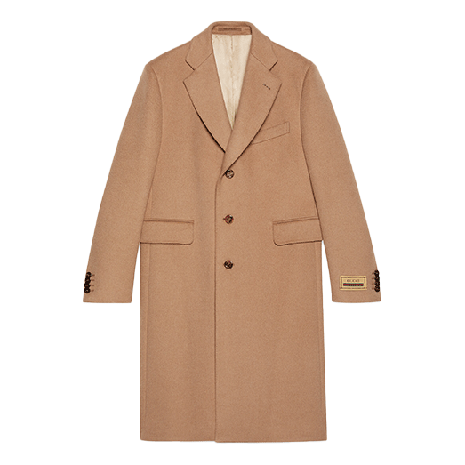 Gucci Single Breasted Overcoat 'Camel' 663482-ZAHGS-2250