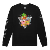 (WMNS) Vans x SPONGEBOB SQUAREPANTS Printing Round-neck Sweateshirt Black VN0A5I3FYZS