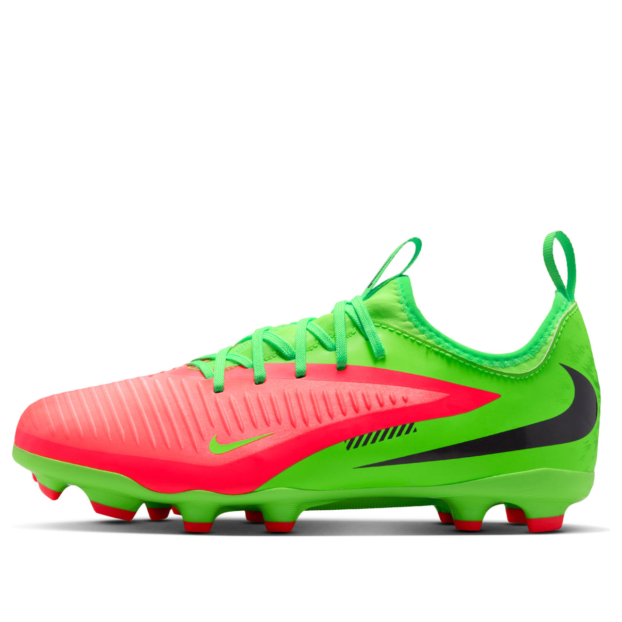 (GS) Nike x Erling Haaland Jr. Phantom 6 Low Academy MG 'Hot Punch Green Strike' HQ2032-603