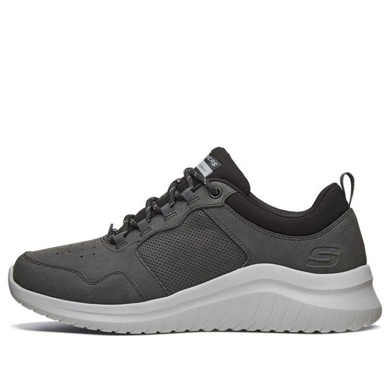Skechers Ultra Flex 2.0 Running Shoes Grey/White/Black 52779-BLK