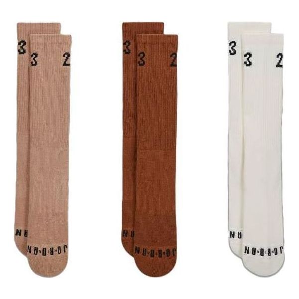 Air Jordan Essentials Crew Socks (3 Pairs) 'Multi Color' DA5718-901