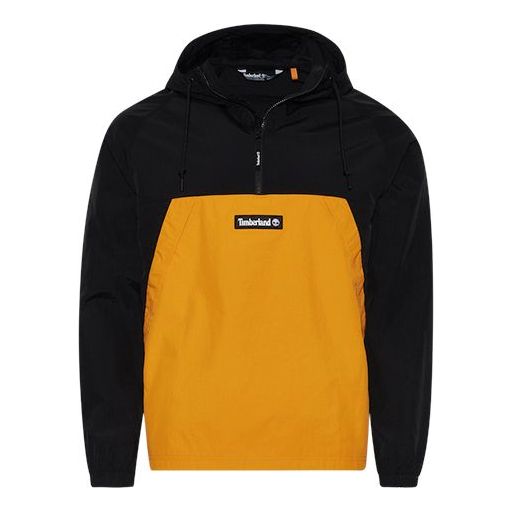Timberland Pullover Windbreaker Jacket 'Black Cheddar' A2BUU-AU9