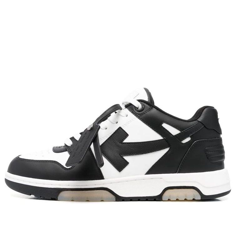 Off-White Out Of Office Low-Top Sneakers 'White Black' OMIA189C99LEA0011004