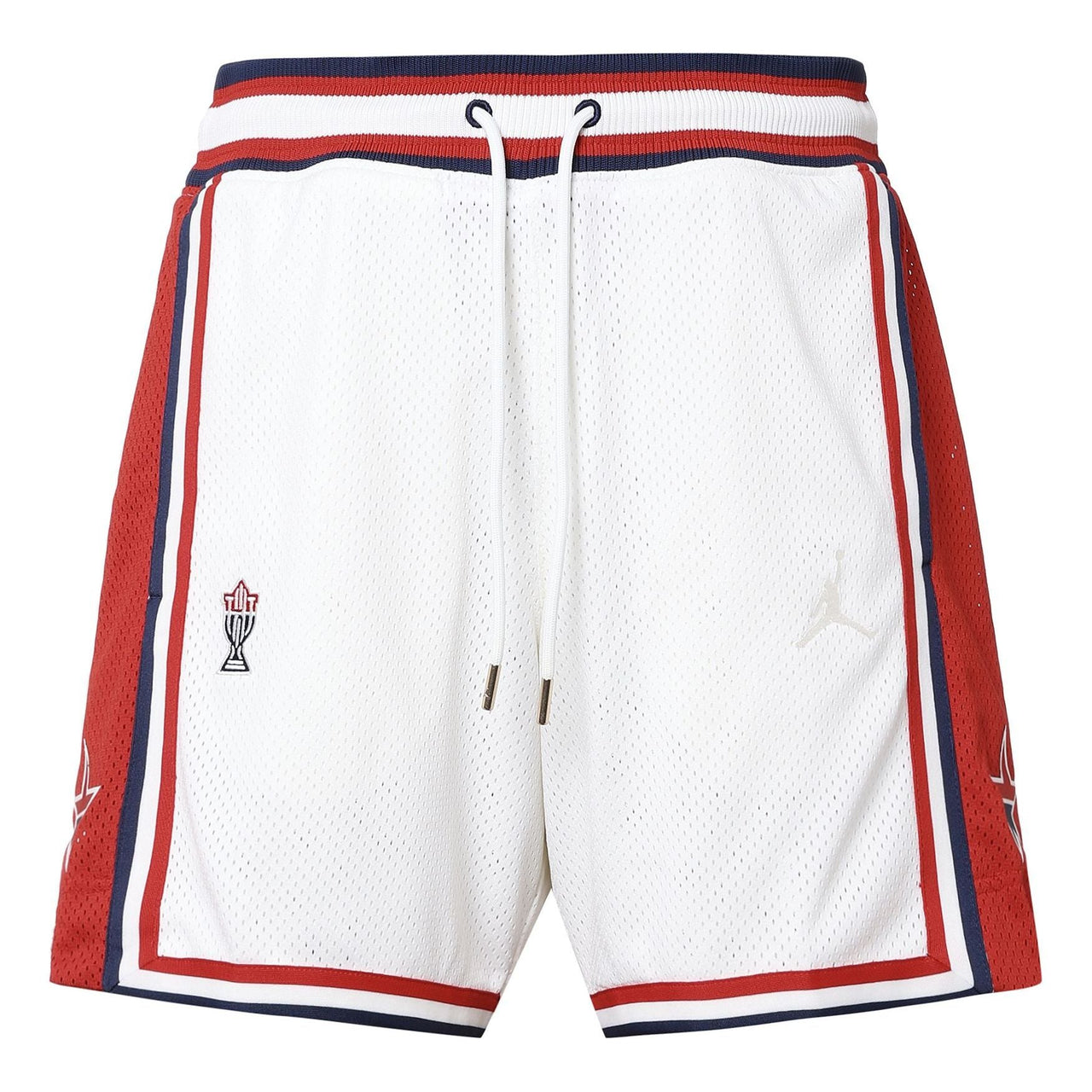Air Jordan x Trophy Room Game Shorts Asia Sizing 'White Red' DR2957-133