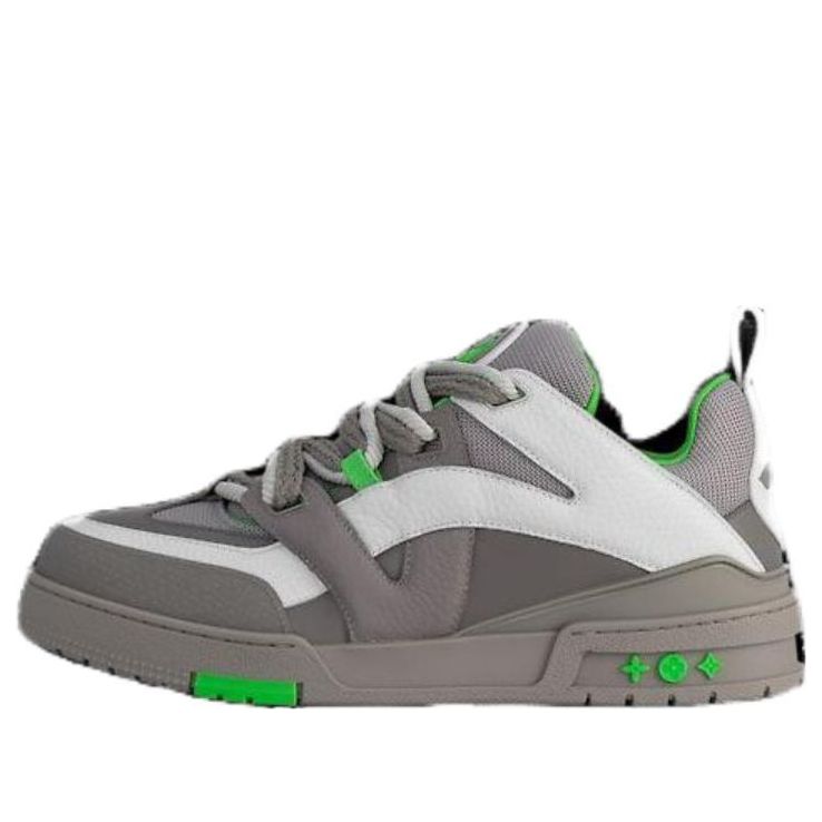 (WMNS) LOUIS VUITTON Skate Sneakers 'Grey Green' 1ABZ4P