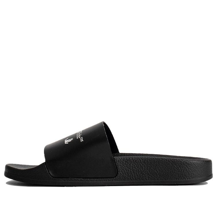 (WMNS) Off-White Multi-logo Print Pool Slides Black OWIA208E20LEA0011001