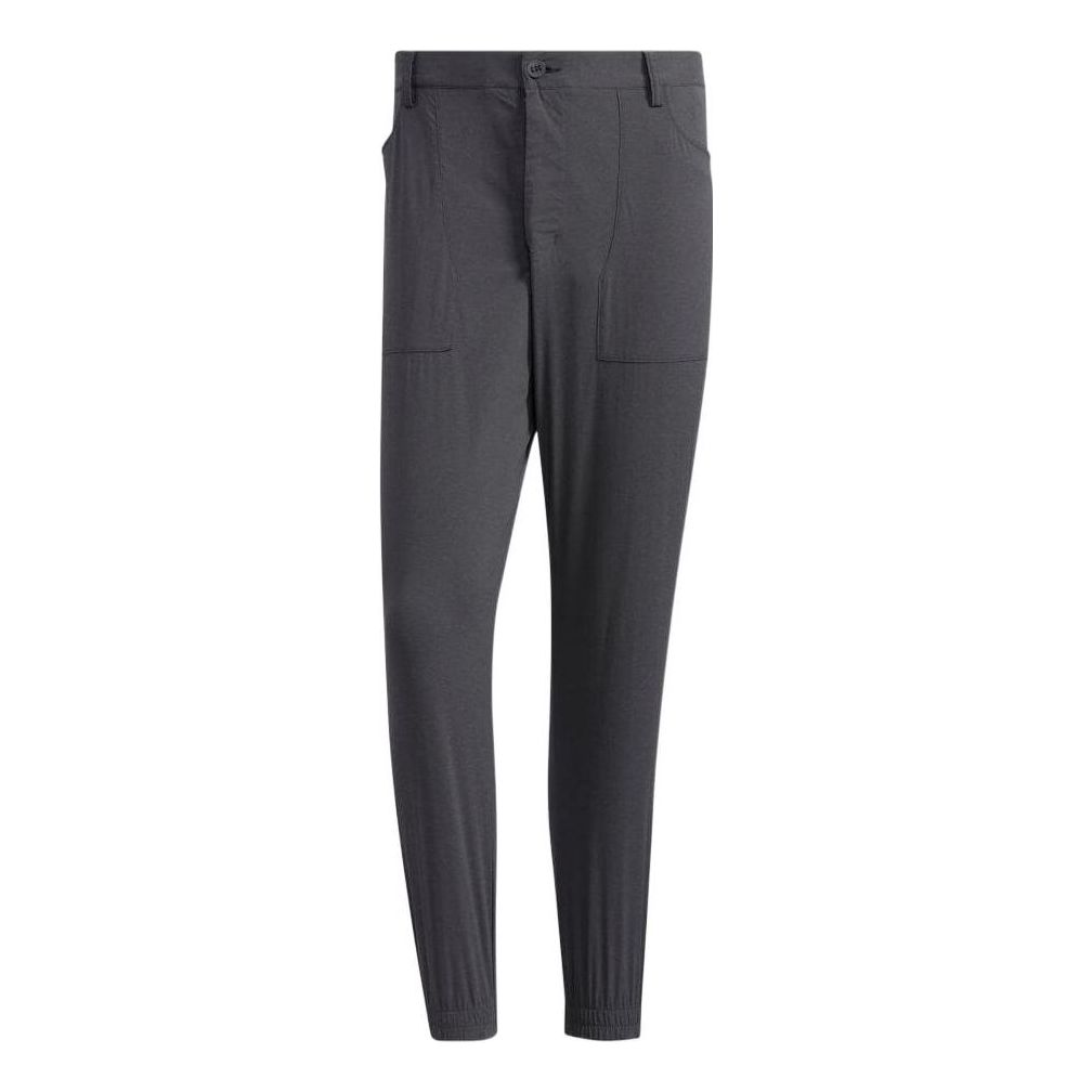 adidas Solid Color Mid Waist Cone Casual Pants/Trousers Men's Grey GM0821