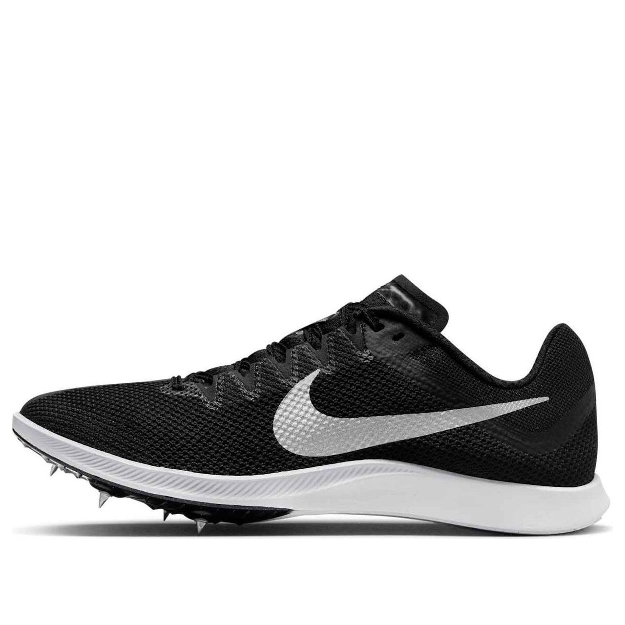 Nike Air Zoom Rival Distance Spikes 'Black Metallic Silver' FZ9653-001