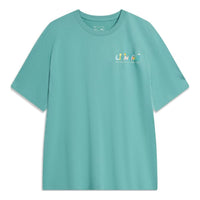 Li-Ning Floral Graphic T-shirt 'Teal' AHST449-4