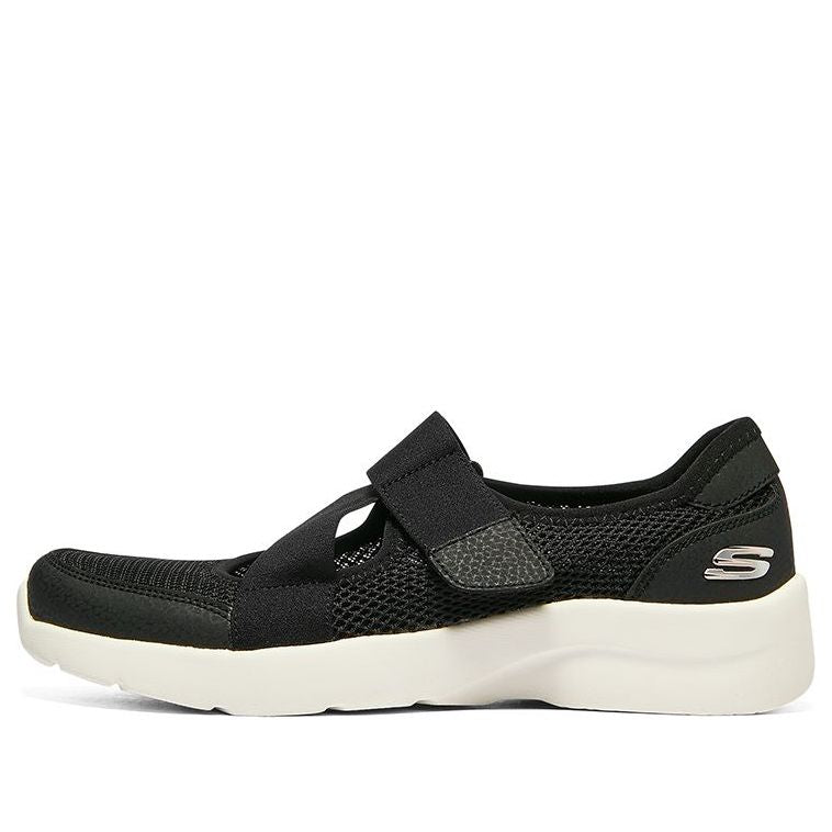 (WMNS) Skechers Fashion Casual Sport Shoes 'Black White' 896026-BKW