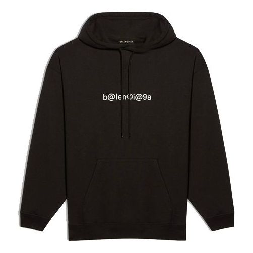 Men's Balenciaga Symbolic Chest Logo Black 570811TIV511070