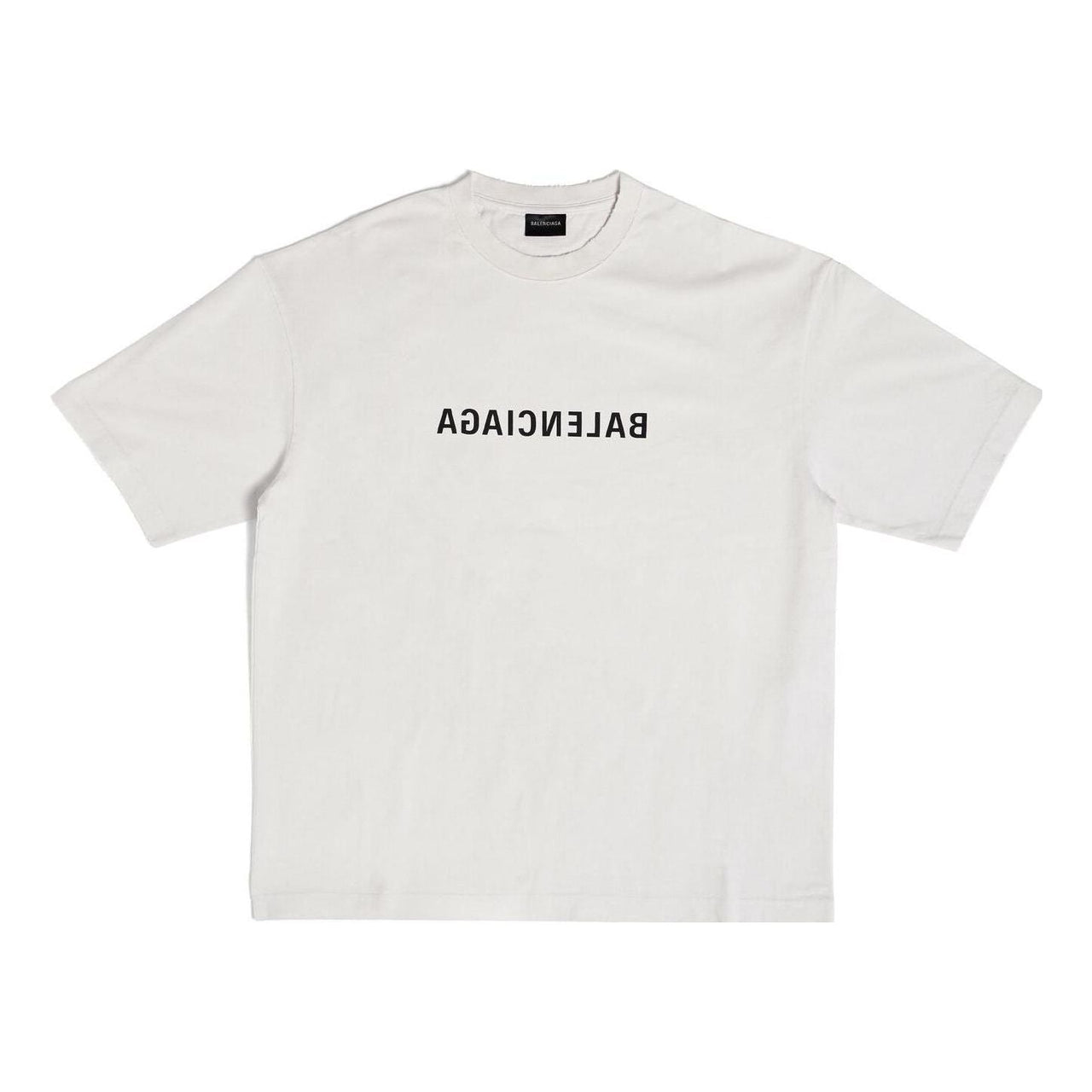 Balenciaga Mirror Balenciaga T-Shirt Medium Fit 'Beige' 612966TNVV89784