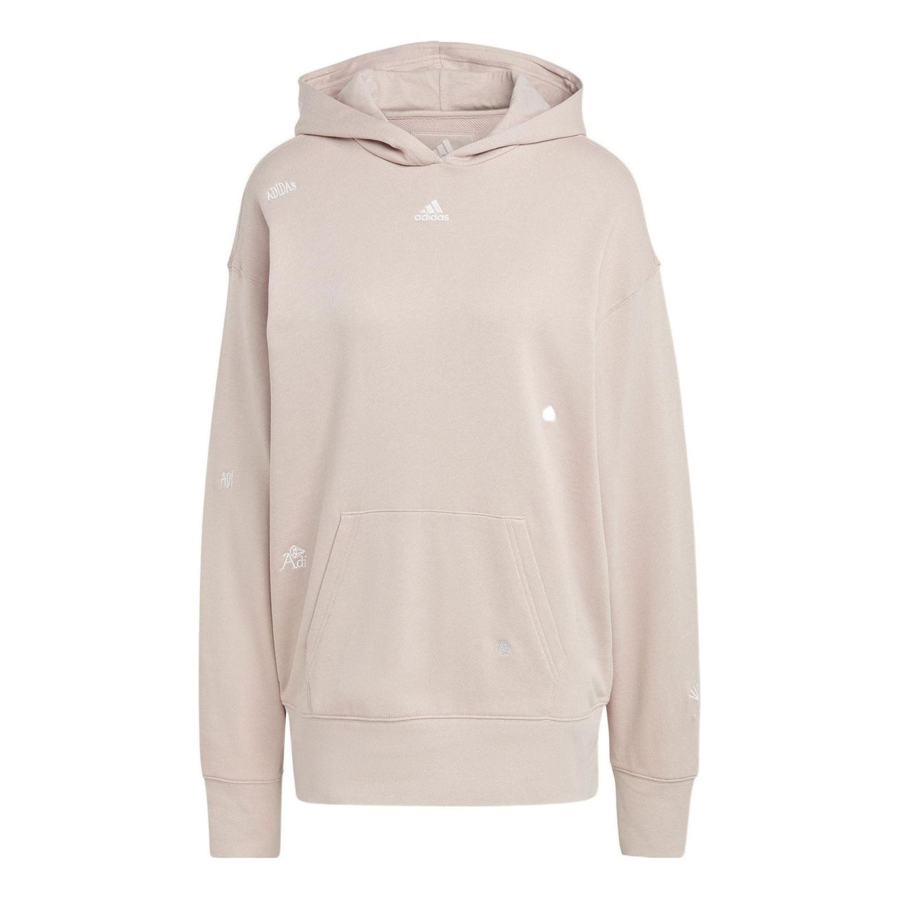 (WMNS) adidas Relaxed Hoodie Asia Sizing 'Beige' IC8684