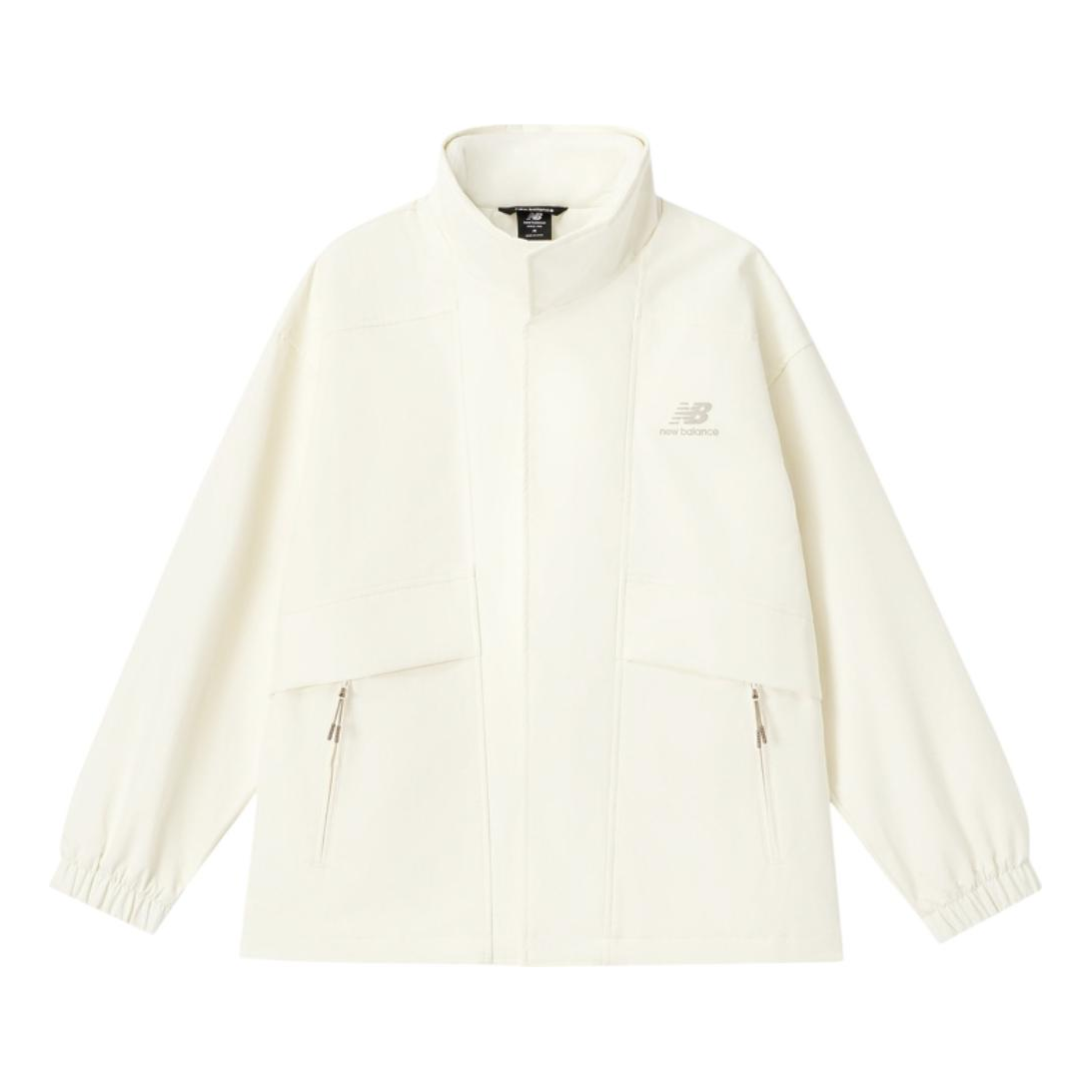New Balance Logo Print Sport Jacket Asia Sizing 'White' AMJ31305-CLC