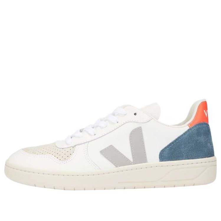 Veja V-10 Lace-Up 'White Oxford Grey' VX022303B