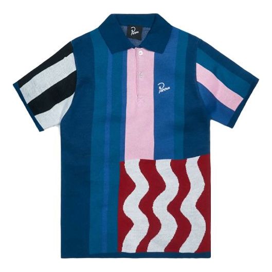 KITH by Parra Wavy Merino Polo Shirt 'Multi' PA43900-MLT