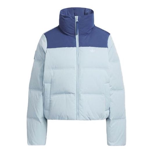 (WMNS) adidas Originals Short Down Jacket 'Blue' IU4814