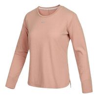 (WMNS) Nike AS W NK One LUXE DF LS STD Top Rose WHISPER DD0621-609