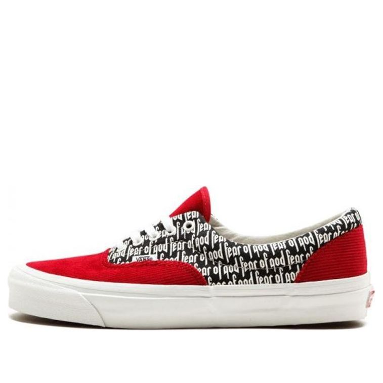 Fear Of God x Vans Era 95 Skate Shoes Unisex Red/Black VN0A3MQ5PZO