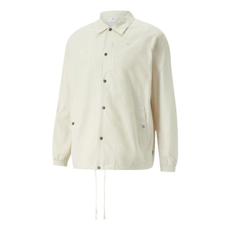 PUMA Mmq Seersucker Shirt Jacket 'White' 533467-65