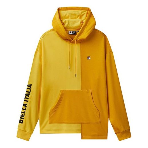 FILA Splicing Alphabet Printing Sports Yellow F51M048204F-YE