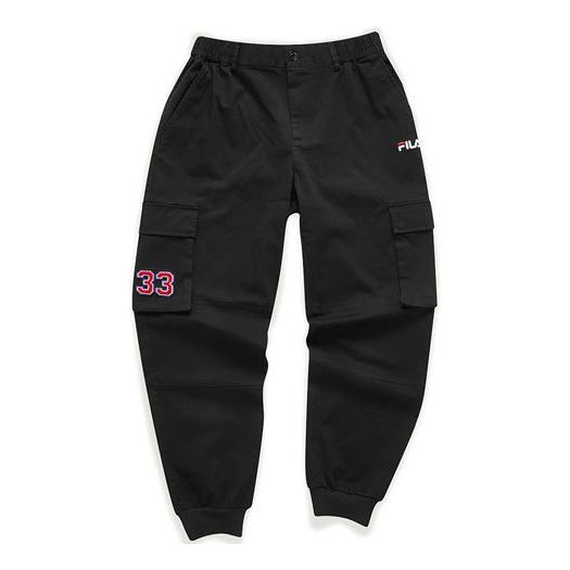 Fila Casual Knitted Trousers For Men Black T11M042804F-BK