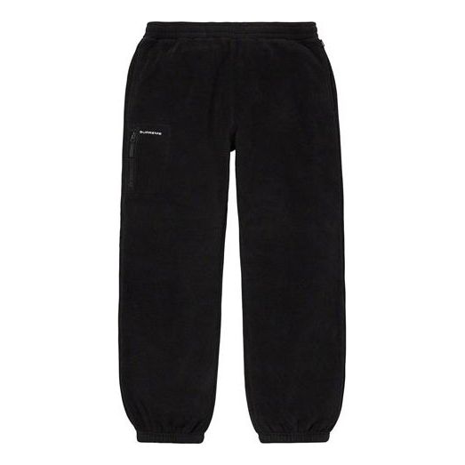 Supreme FW19 Week 17 Polartec Pant Casual Pants Unisex Black SUP-FW19-10802