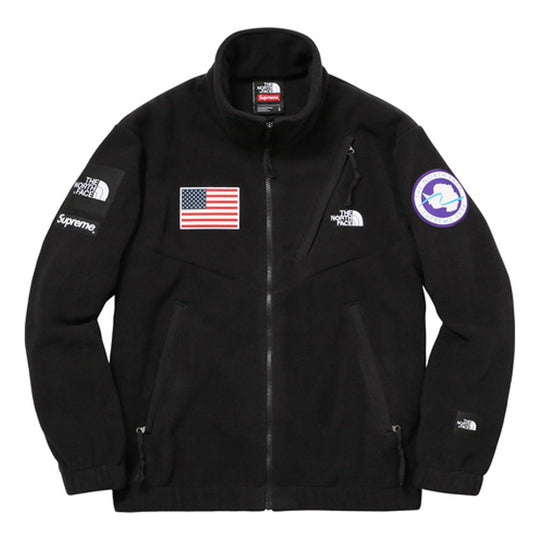 Supreme SS17 x The North Face Trans Antarctica Expedition Fleece Jacket Black SUP-SS17-623