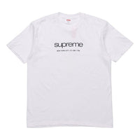 Supreme SS20 Classic Logo Short Sleeve Unisex White SUP-SS20-265