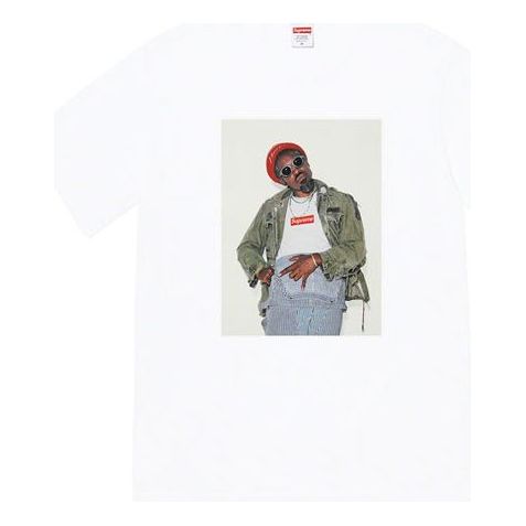 Supreme FW22 Week1 Andr 3000 Tee T SUP-FW22-328-WHI