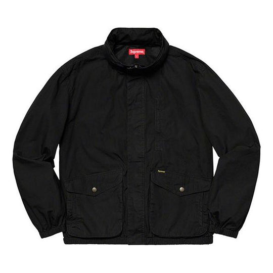 Supreme SS19 Highland Jacket Zipper waterproof Unisex Black SUP-SS19-970