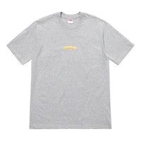 Supreme SS19 Fronts Tee Heather Grey Round Neck Pullover Short Sleeve Unisex Gray SUP-SS19-275