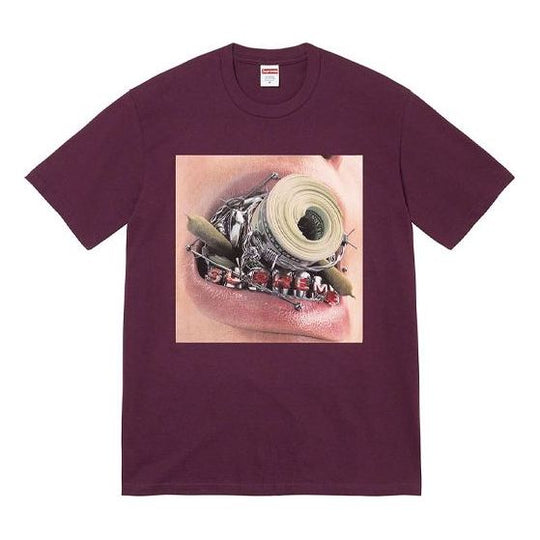 Supreme FW22 Week 1 Braces Tee T SUP-FW22-002-PUR