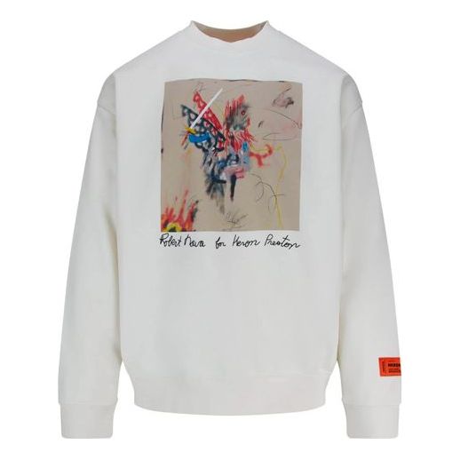 HERON PRESTON x ROBERT NAVA Logo Printing Pattern Unisex White HMBA003S208090030188