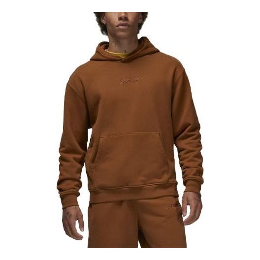 Air Jordan Wordmark Fleece Hoodie 'Light British Tan' FJ1966-281