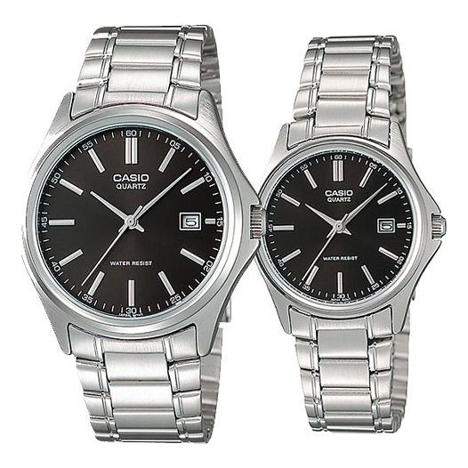 CASIO ENTICER&VINTAGE Series Simplistic Casual Fashion Stainless Steel Couple Black Analog MTP-1183A-1A<P-1183A-1A