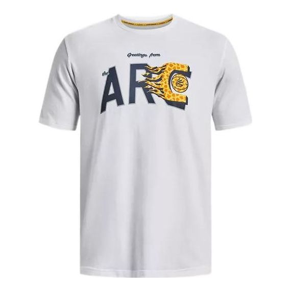 Under Armour Curry ARC Logo T-shirt 'White' 1376804-100