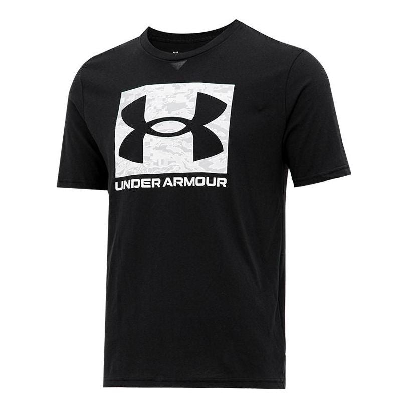 Under Armour ABC Camo Boxed Logo Short Sleeve T-shirt 'Black White' 1361673-001