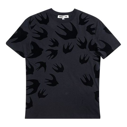 McQ Alexander McQueen Cotton Short Sleeve Black 494256-RLT73-1000