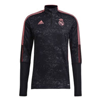 adidas Real Madrid Graphic Track Top Asia Sizing 'Black Pink' GL0040