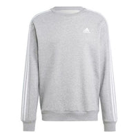 adidas Essentials Fleece 3-Stripes Sweatshirt 'Medium Grey Heather' IJ6470