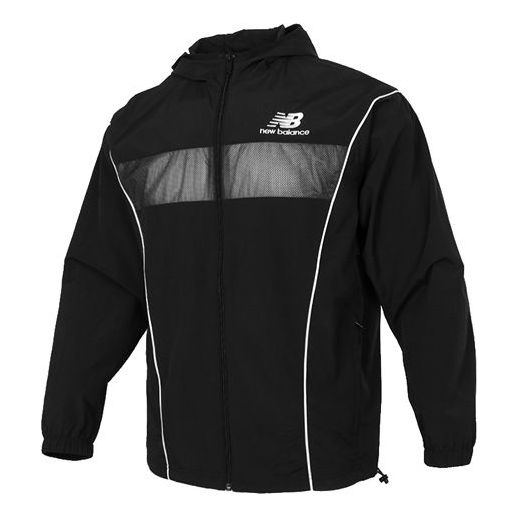 New Balance Athletic Windbreaker 'Black' AMJ11500-BK