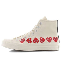 Converse x COMME des GARCONS PLAY Chuck 70 Hi Top 'Multi Heart' 162972C